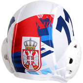 Keel vaterpolo kapica Srbije 2018/19 - bela sa brojem