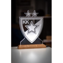  KK Crvena Zvezda lampa 101 grb 20cm