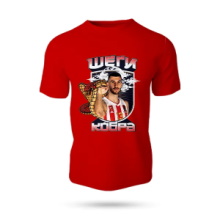 BC Red Star children's t-shirt Hero Dobric - red