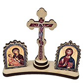 Ikonostas drveni 11.5x13.5cm - Gospod Isus Hrist