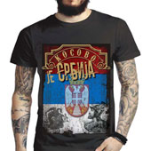 Majica Kosovo je Srbija - crna
