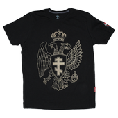 T shirt Serbian-Russian eagles