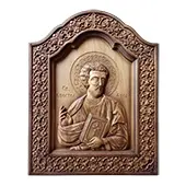 Ikona Sveti Luka duborez 26x32cm