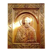 Ikona Sveti Sava duborez 26x32cm