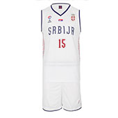 Peak komplet košarkaške reprezentacije Srbije 2024/2025 za Olimpijske igre sa štampom - beli