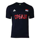 Peak Serbia national basketball team navy blue T-shirt