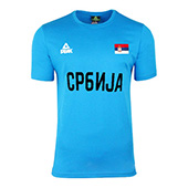 Peak Serbia national basketball team turquoise T-shirt