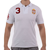 Bela polo majica Ragbi Srbija