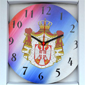 Zidni sat Grb Srbije