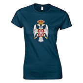 Navy blue women T-shirt 