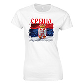 Bela ženska majica 