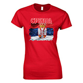 Crvena ženska majica 