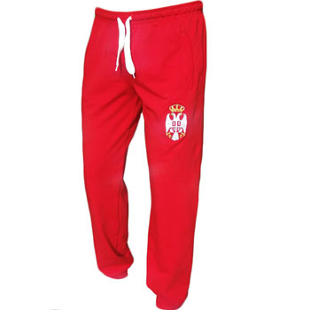 Tracksuit Serbia emblem - bottom part red