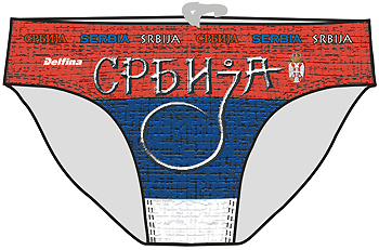 Vaterpolo gaćice Srbija - model A