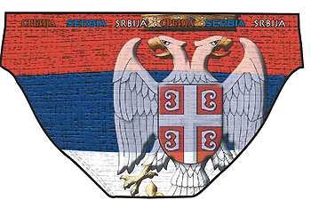 Vaterpolo gaćice Srbija - model A-1