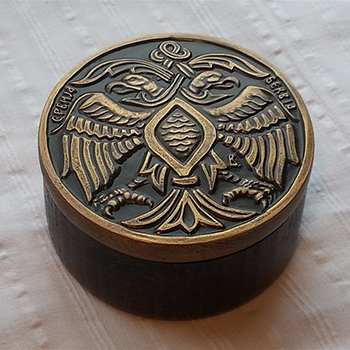 Small box Two-headed eagle