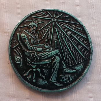Magnet Nikola Tesla (patina)