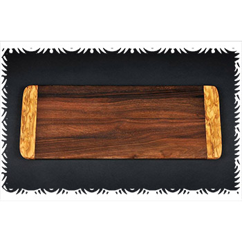 Даска за сечење и сервирање (орах/маслина)-1