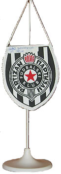 Zastavica crno - bela