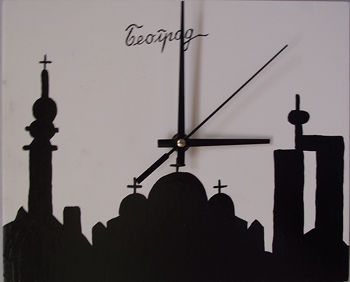 Wall clock Belgrade