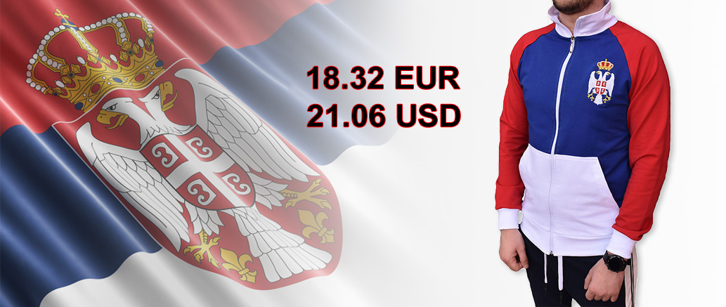 Serbia tracksuit coat of arms