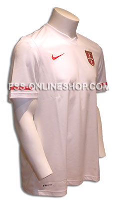 Navijački komplet Srbije: beli dres + zastava-1