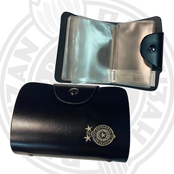 Leather case for cards FC Partizan 2113