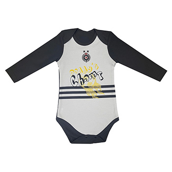 Baby onesie with long sleeves 
