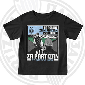 Crna dečija majica 