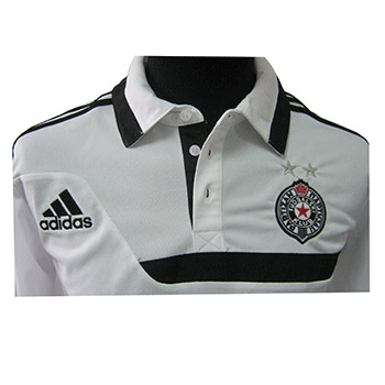 Adidas white polo shirt Tiro 2014 FC Partizan 5016-1