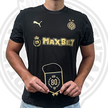 Puma FK Partizan jubilarni crno-zlatni dres (limitirana serija)-4