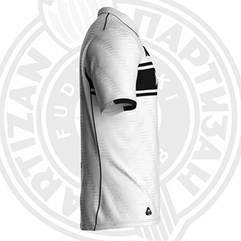 Kappa dečiji beli dres FK Partizan 2025/26-2