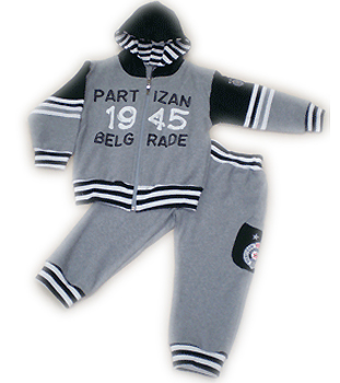 Kids tracksuit FC Partizan white