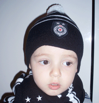 Dečija vunena kapa FK Partizan