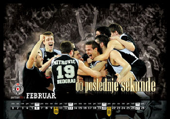 Official calendar BC Partizan 2011.-1