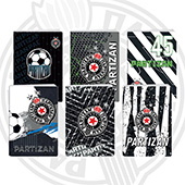 Notebook A4 hard cover FC Partizan 2284
