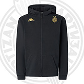 Kappa black zip hoodie FC Partizan 6094